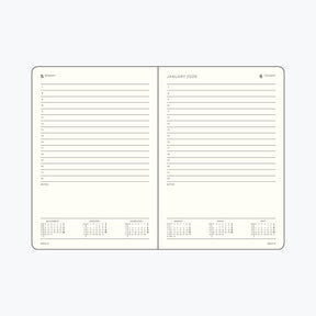 Leuchtturm1917 - 2026 Diary - Daily Planner - A4 - Black