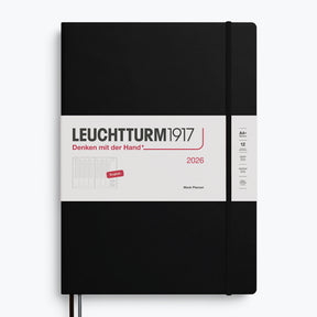Leuchtturm1917 - 2026 Diary - Week Planner - A4 - Black