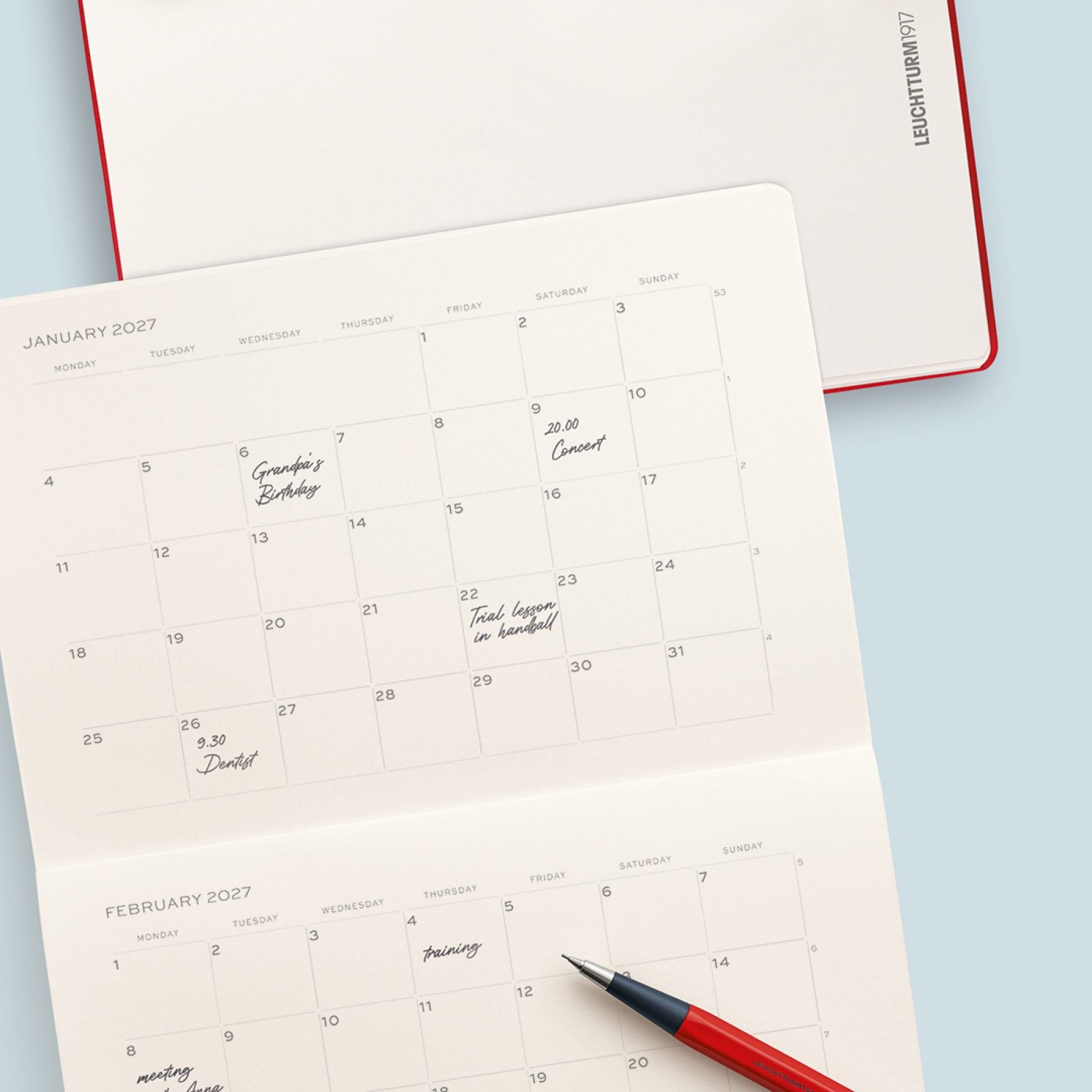 Leuchtturm1917 - 2027 Diary - Planner Booklet - Monthly - A5