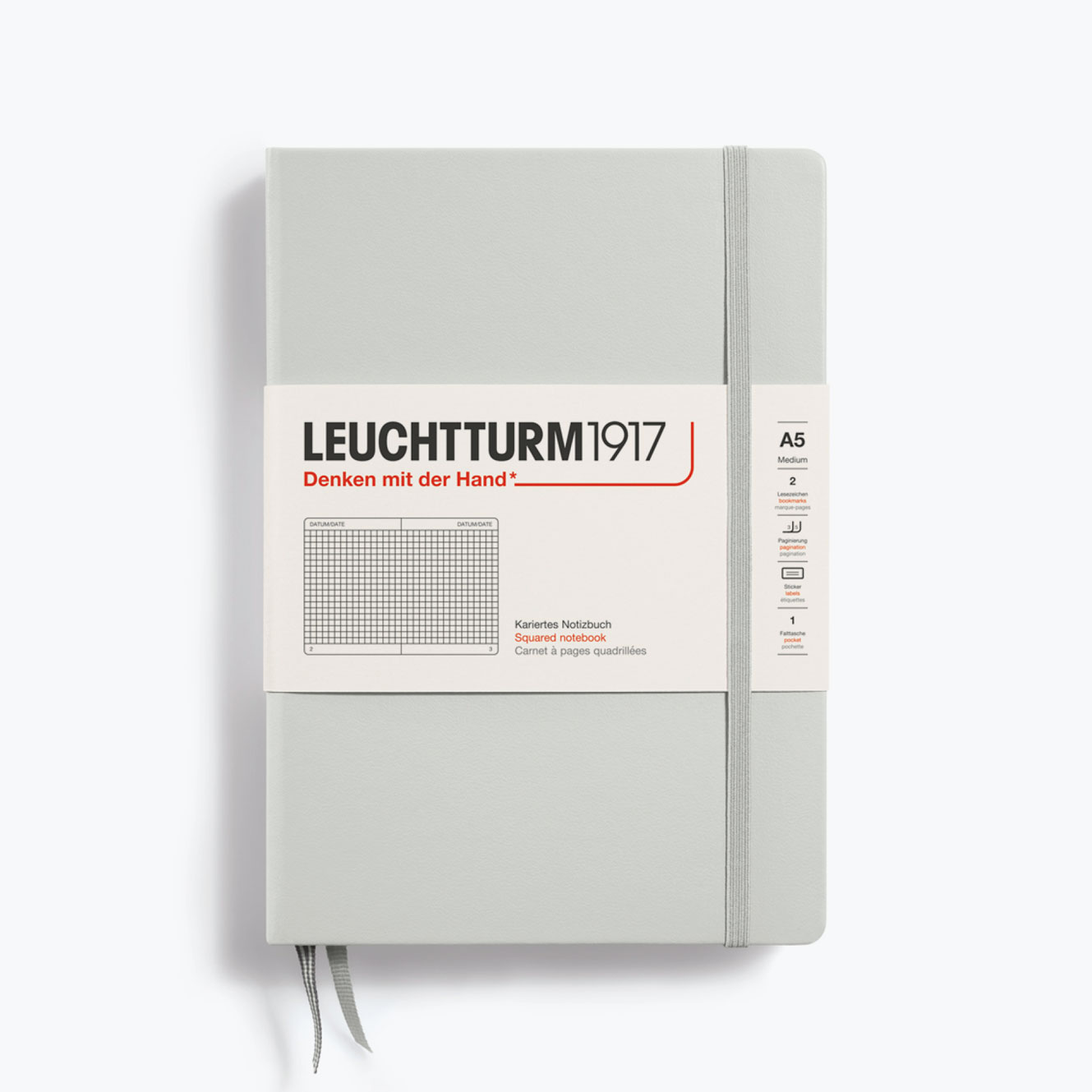 Leuchtturm1917 - Notebook - A5 - Light Grey