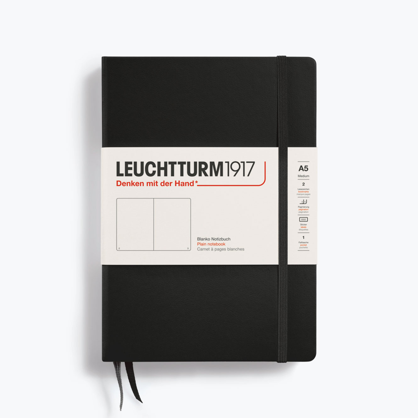 Leuchtturm1917 - Notebook - A5 - Black