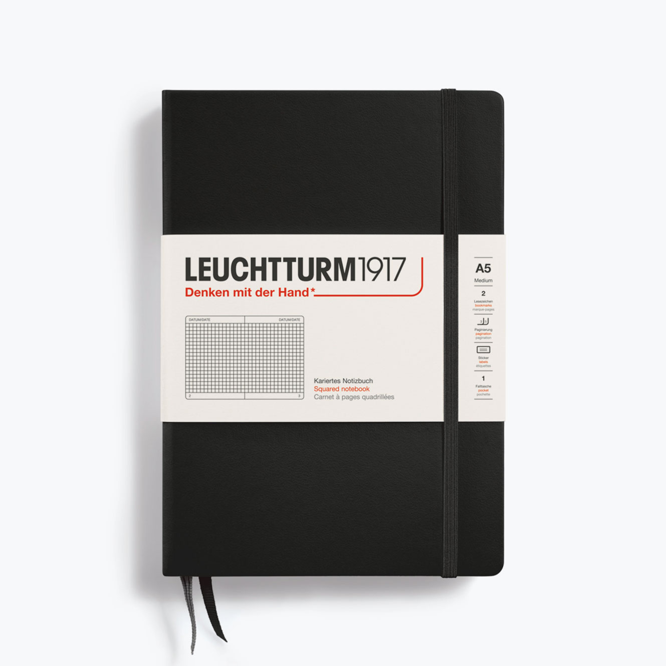 Leuchtturm1917 - Notebook - A5 - Black