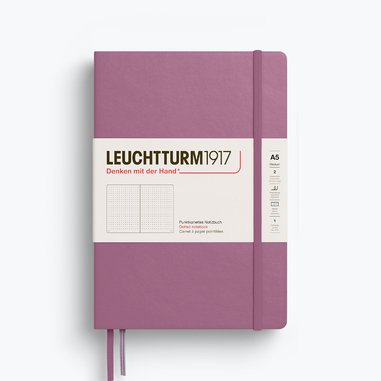 Leuchtturm1917 - Notebook - A5 - Dusty Rose