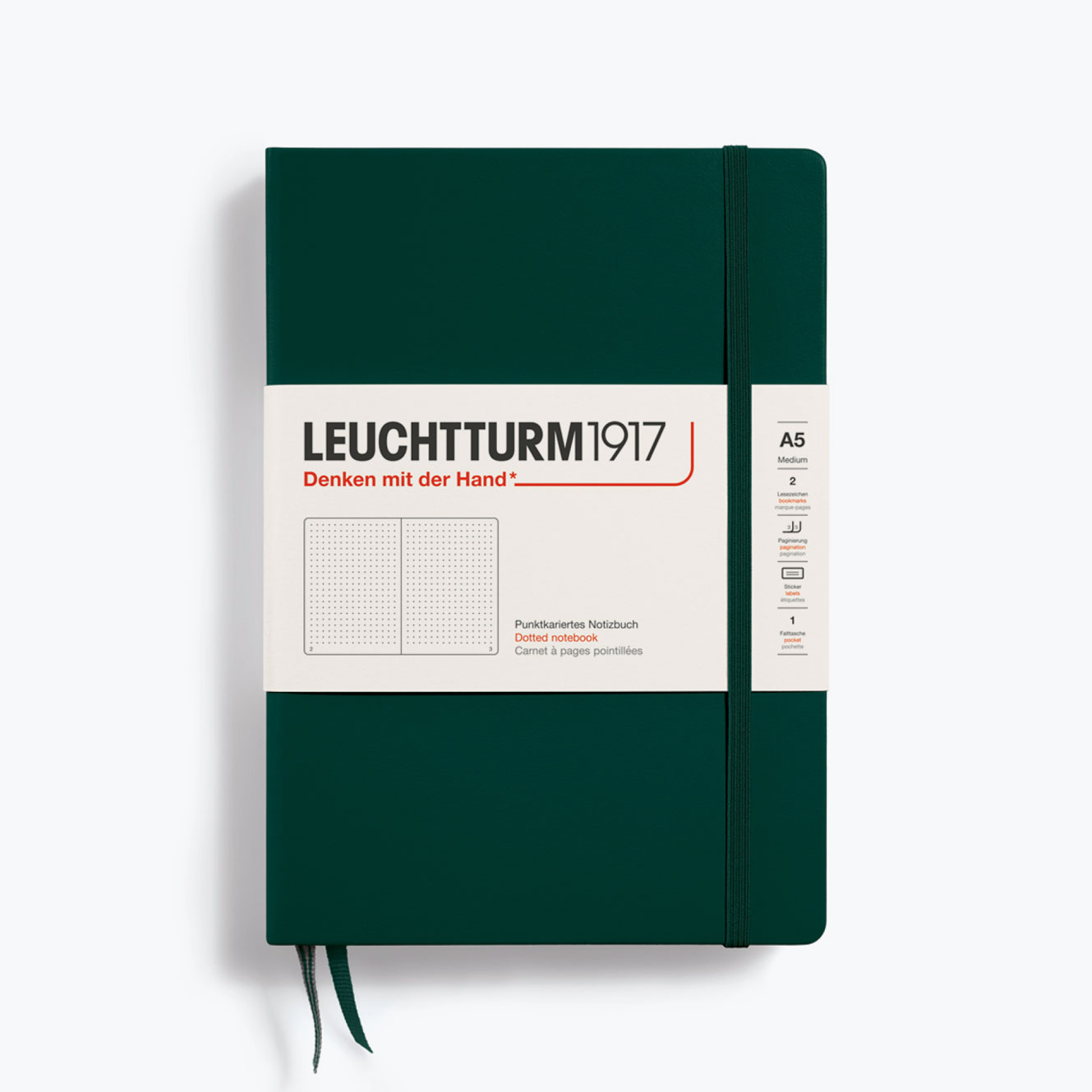 Leuchtturm1917 - Notebook - A5 - Forest Green