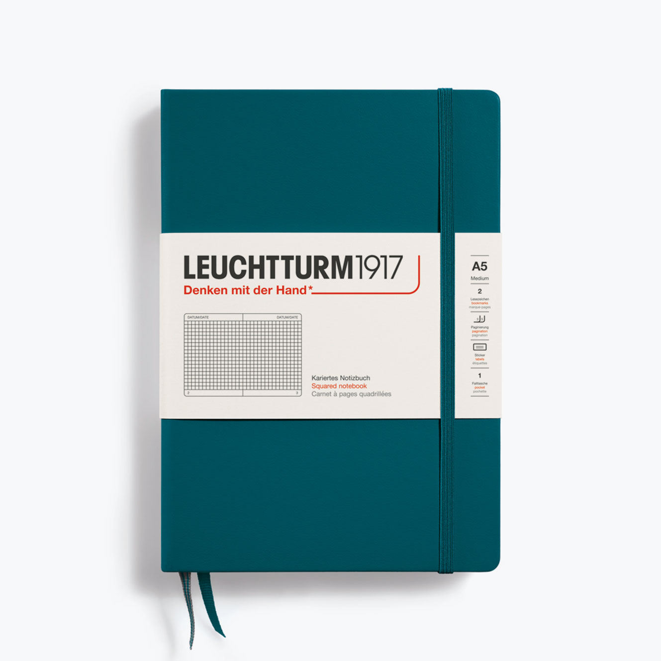 Leuchtturm1917 - Notebook - A5 - Pacific Green