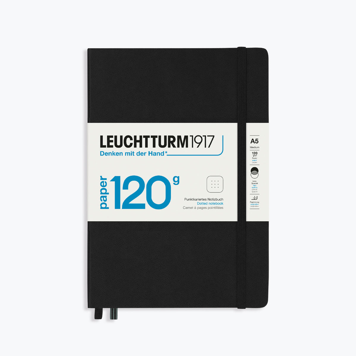 Leuchtturm1917 - Notebook - A5 - Paper 120 - Black