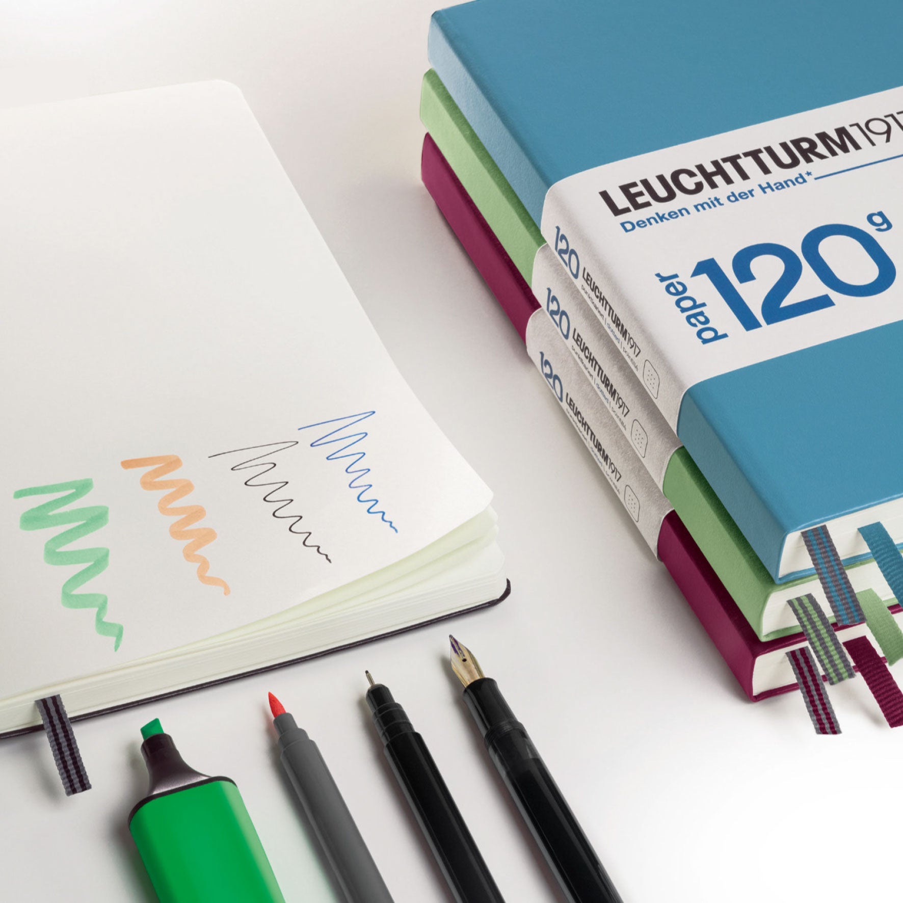 Leuchtturm1917 - Notebook - A5 - Paper 120 - Navy