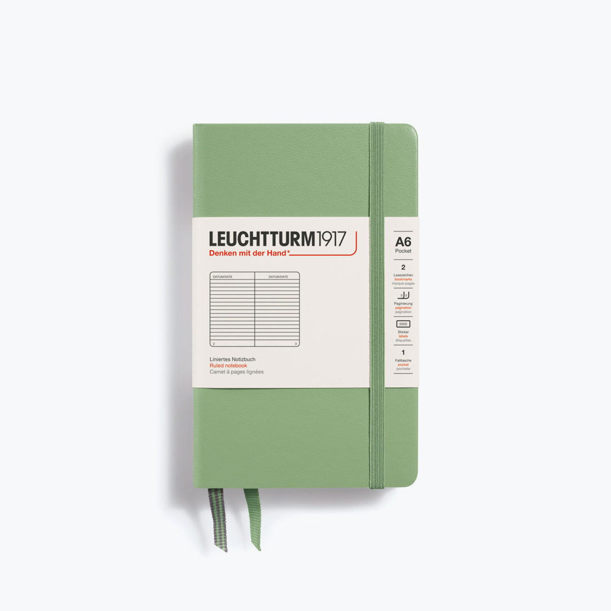 Leuchtturm1917 - Notebook - A6 - Sage