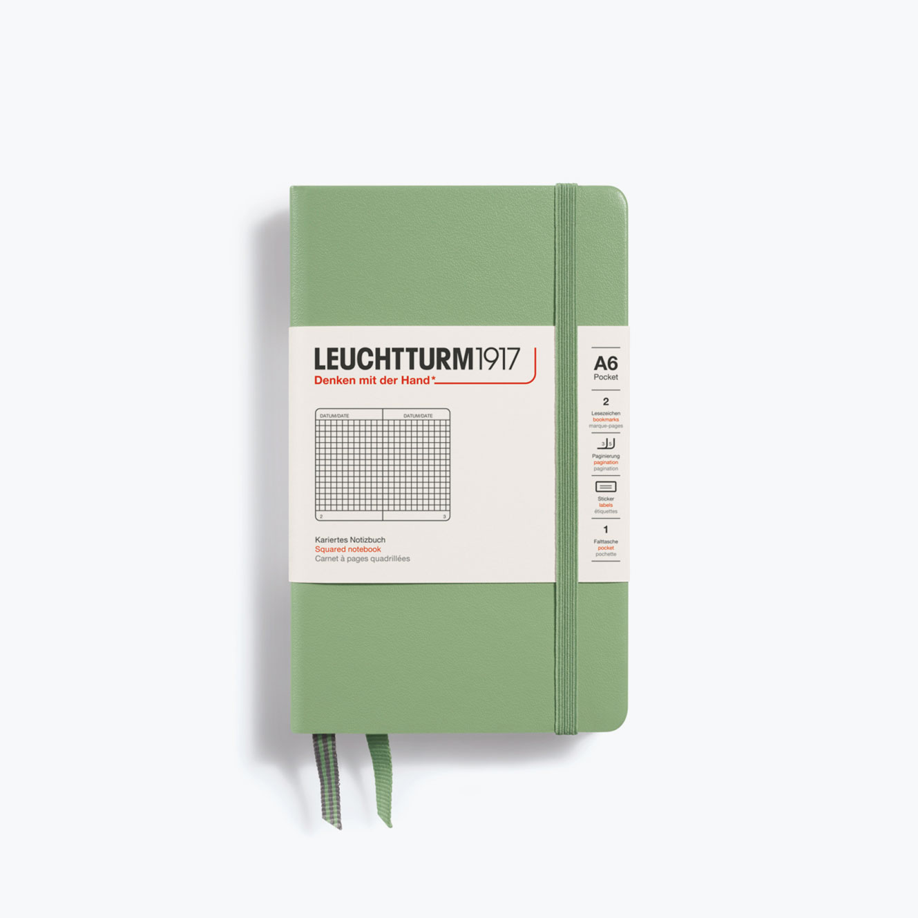 Leuchtturm1917 - Notebook - A6 - Sage