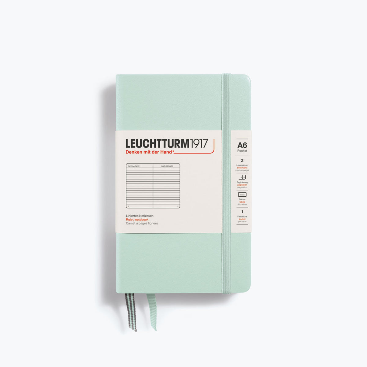 Leuchtturm1917 - Notebook - A6 - Mint Green