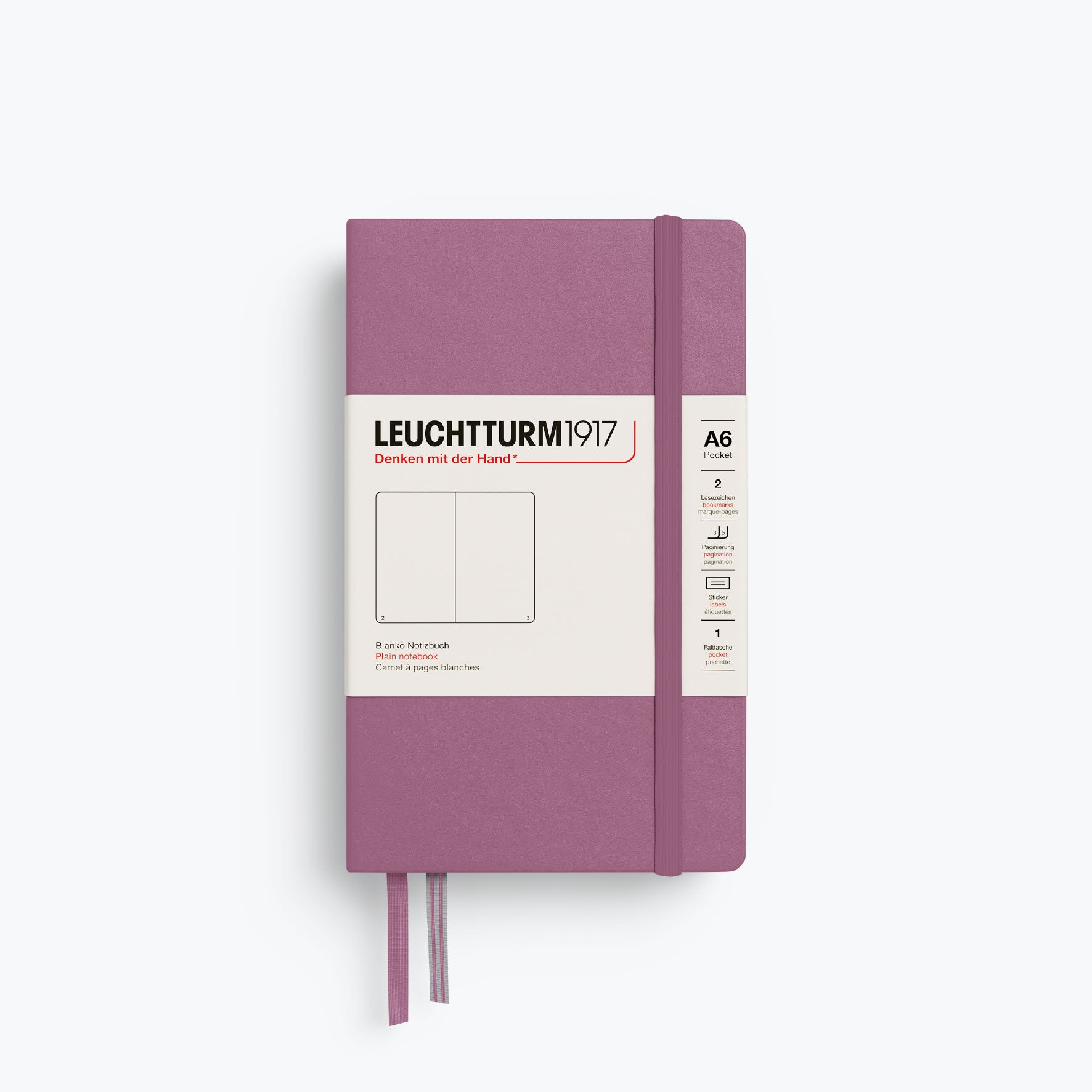 Leuchtturm1917 - Notebook - A6 - Dusty Rose