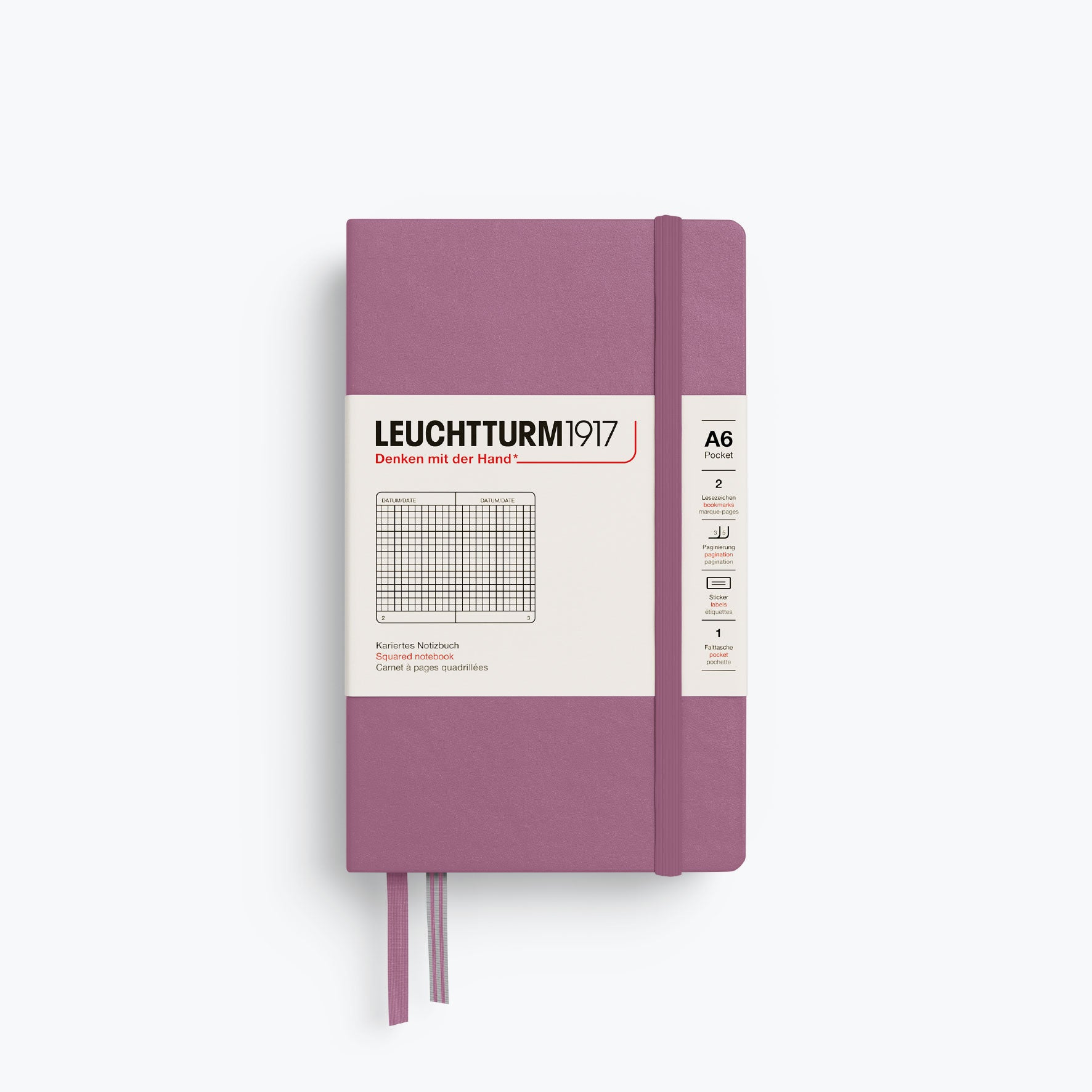 Leuchtturm1917 - Notebook - A6 - Dusty Rose