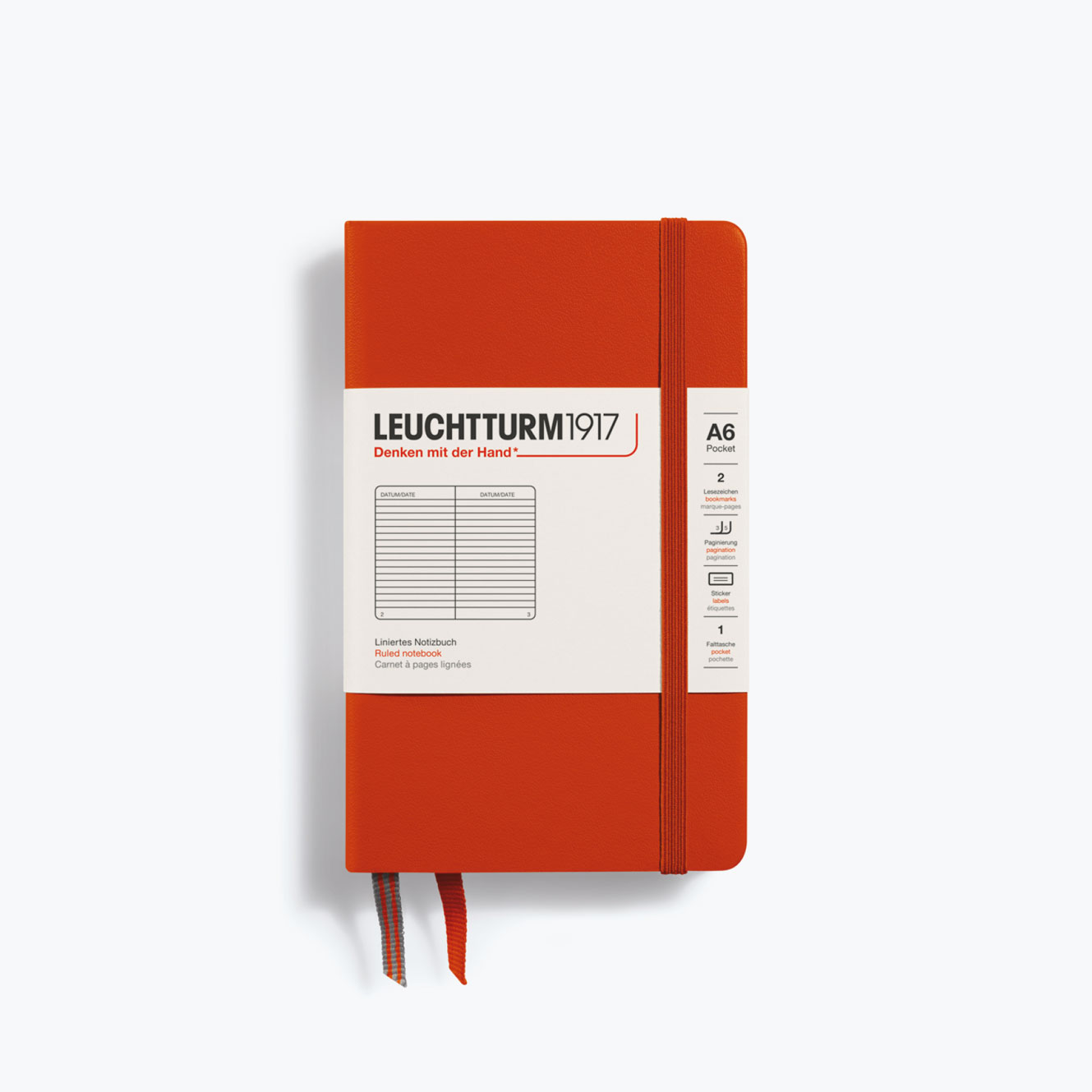 Leuchtturm1917 - Notebook - A6 - Fox Red <Outgoing>