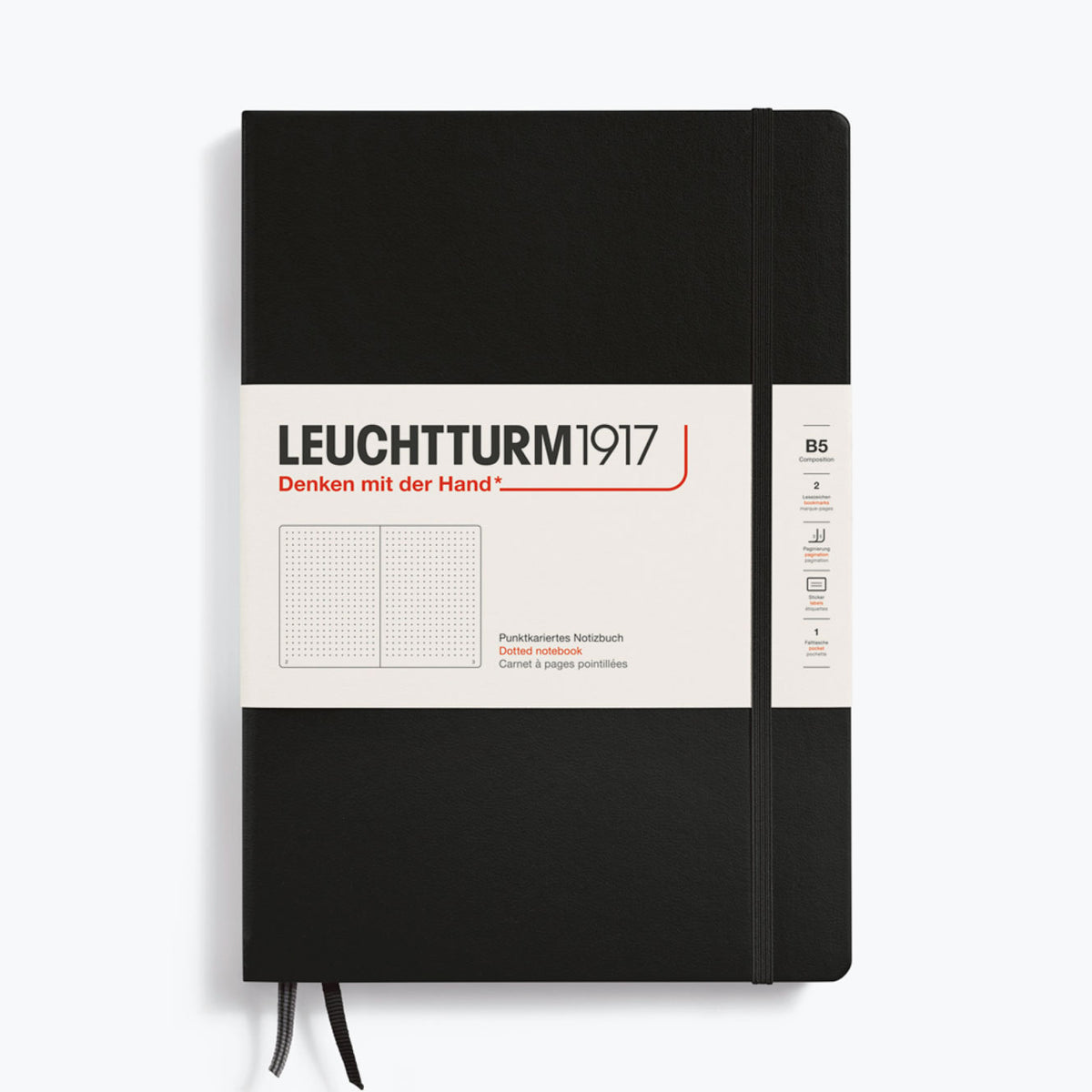 Leuchtturm1917 - Notebook - Hardcover - B5 - Black