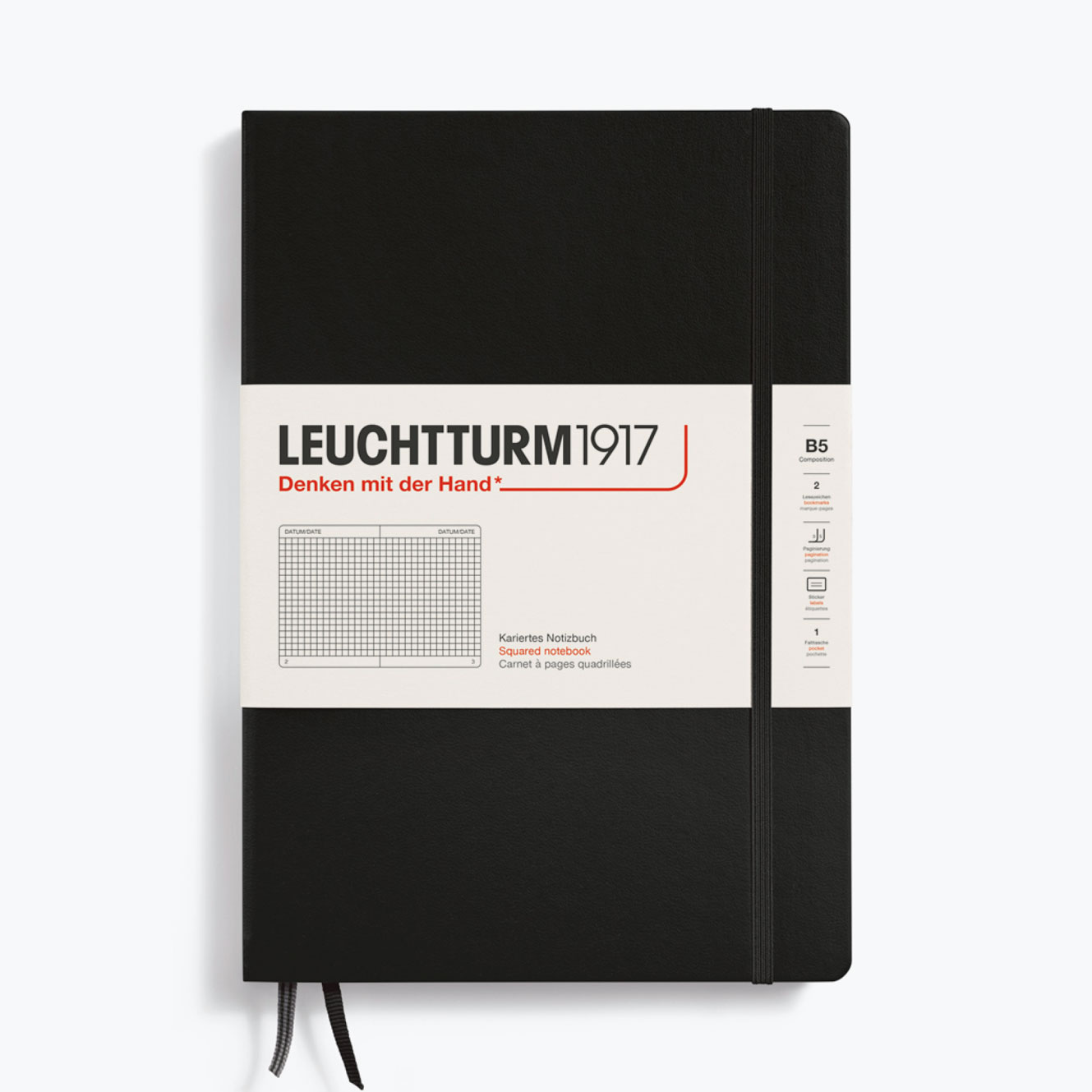 Leuchtturm1917 - Notebook - Hardcover - B5 - Black