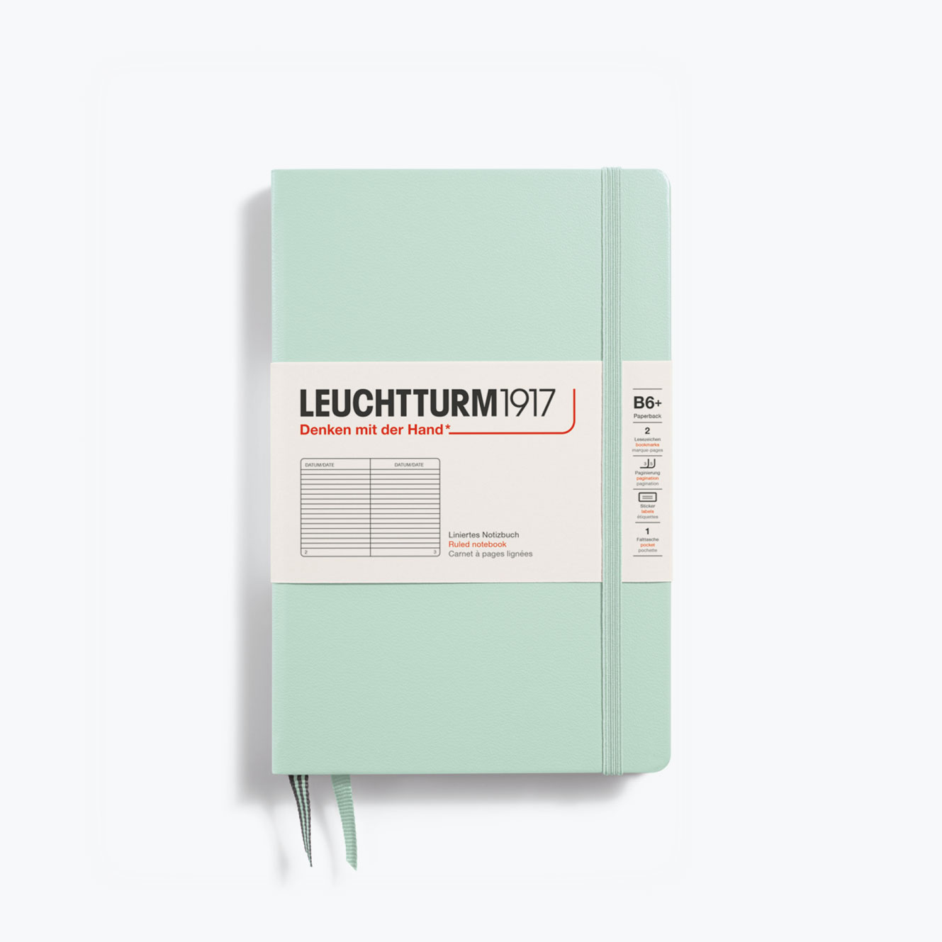 Leuchtturm1917 - Notebook - Hardcover - B6+ - Mint Green <Outgoing>