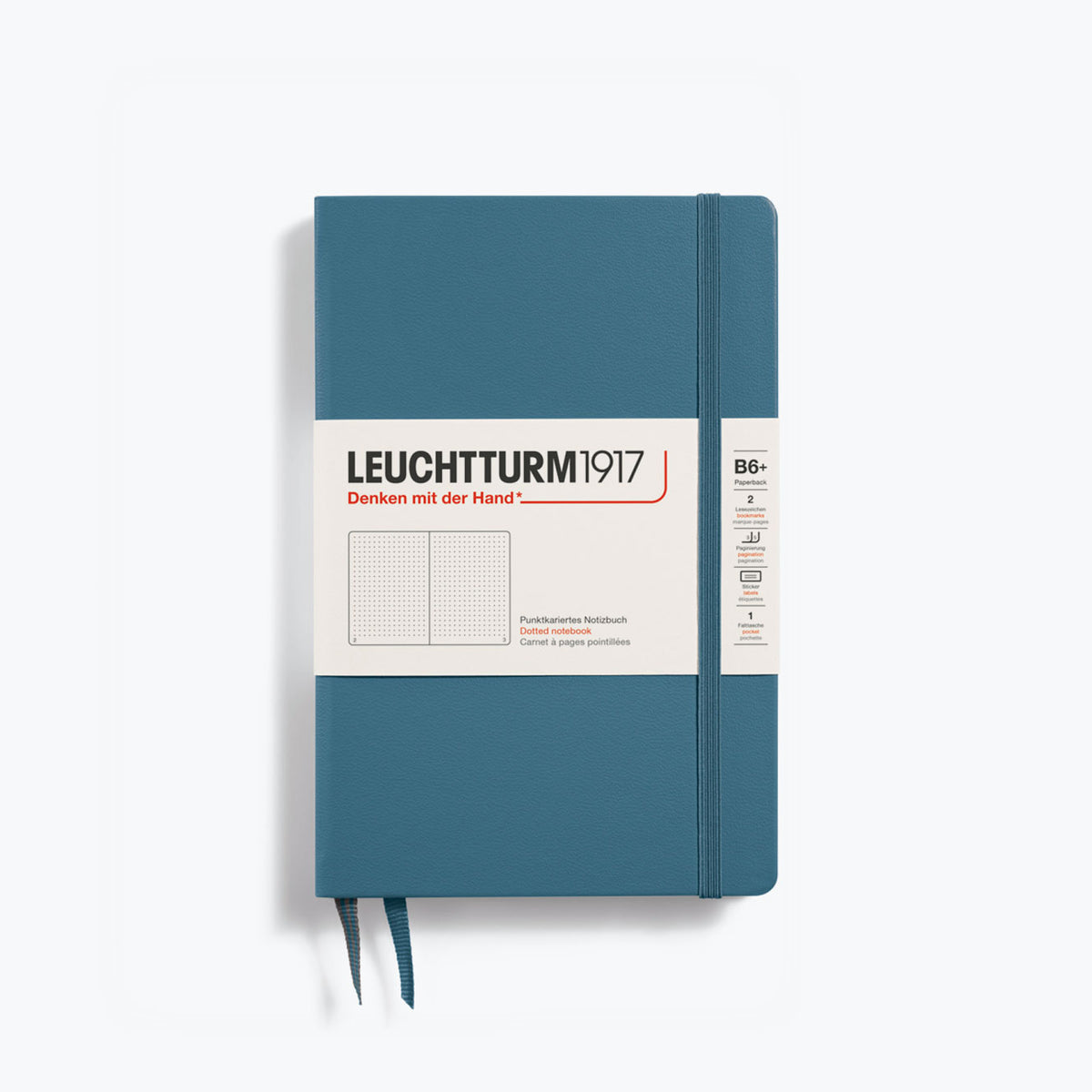 Leuchtturm1917 - Notebook - Hardcover - B6+ - Stone Blue