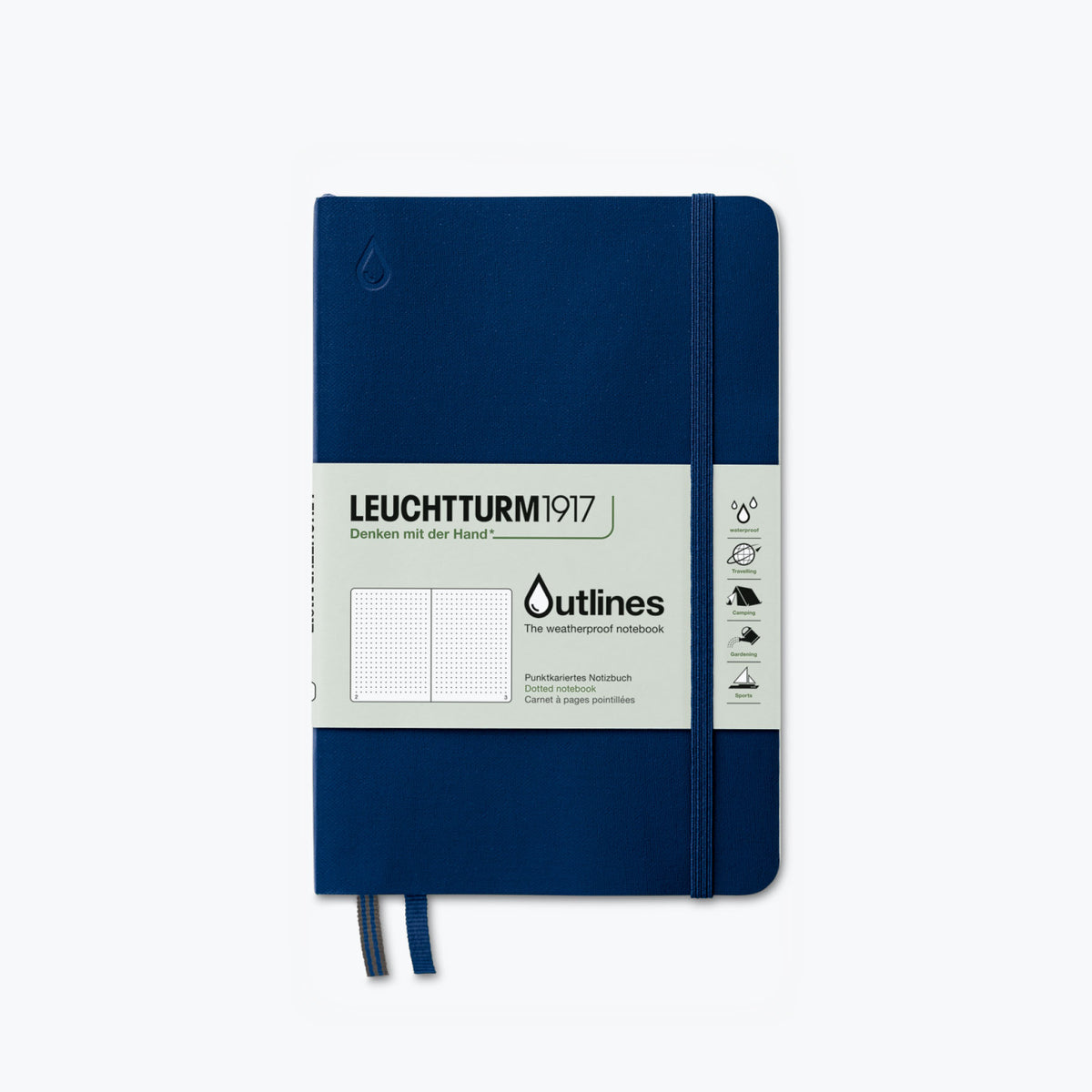 Leuchtturm1917 - Notebook - B6+ - Outlines - Navy Blue