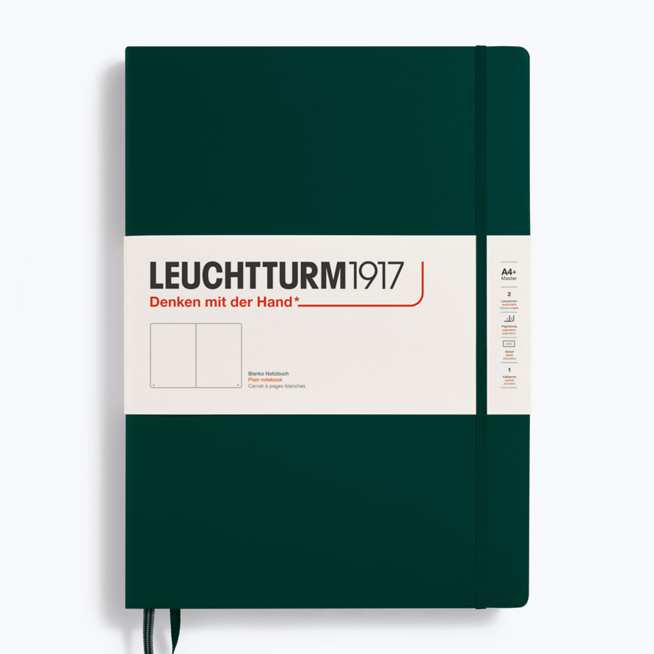 Leuchtturm1917 - Notebook - A4+ - Forest Green