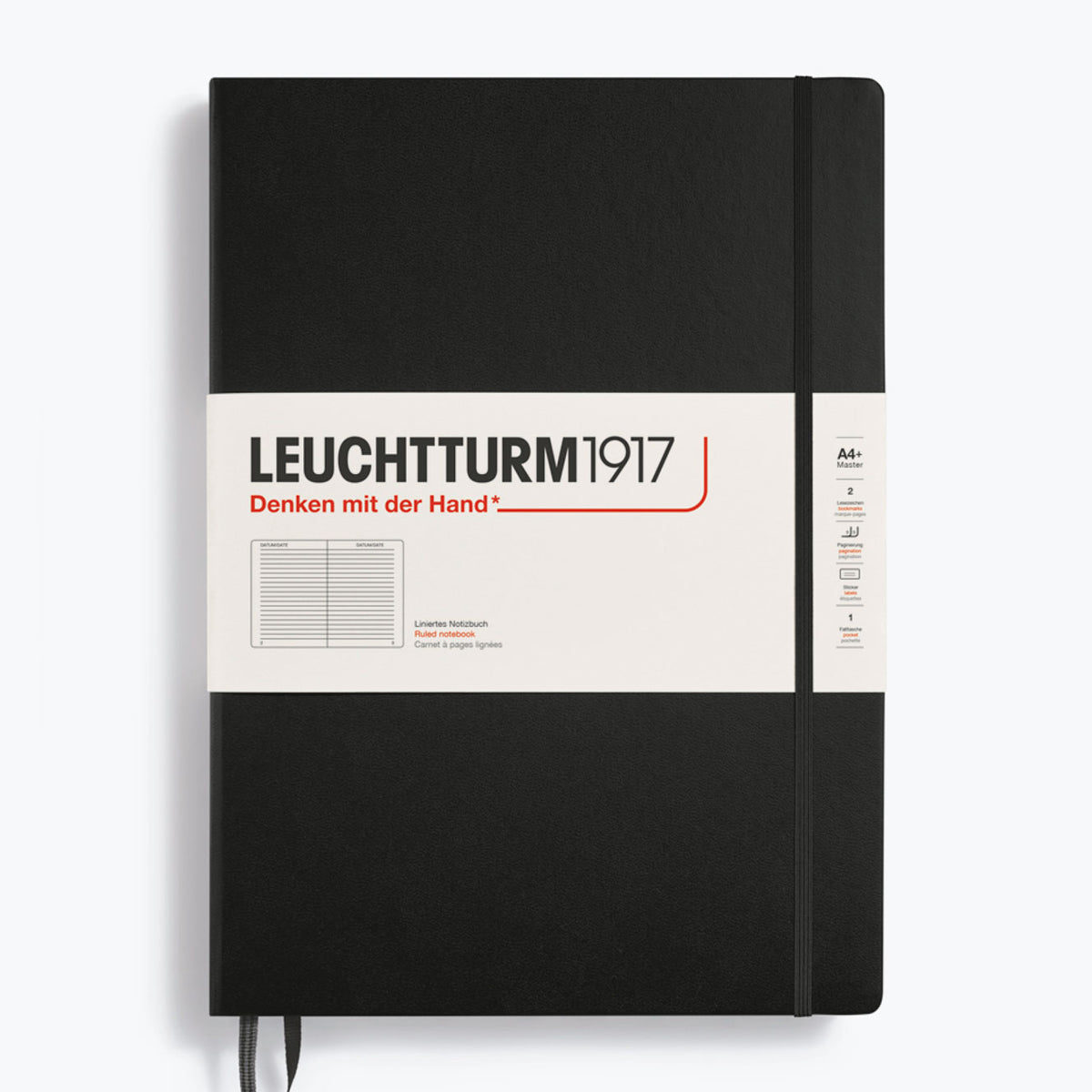 Leuchtturm1917 - Notebook - A4+ - Black