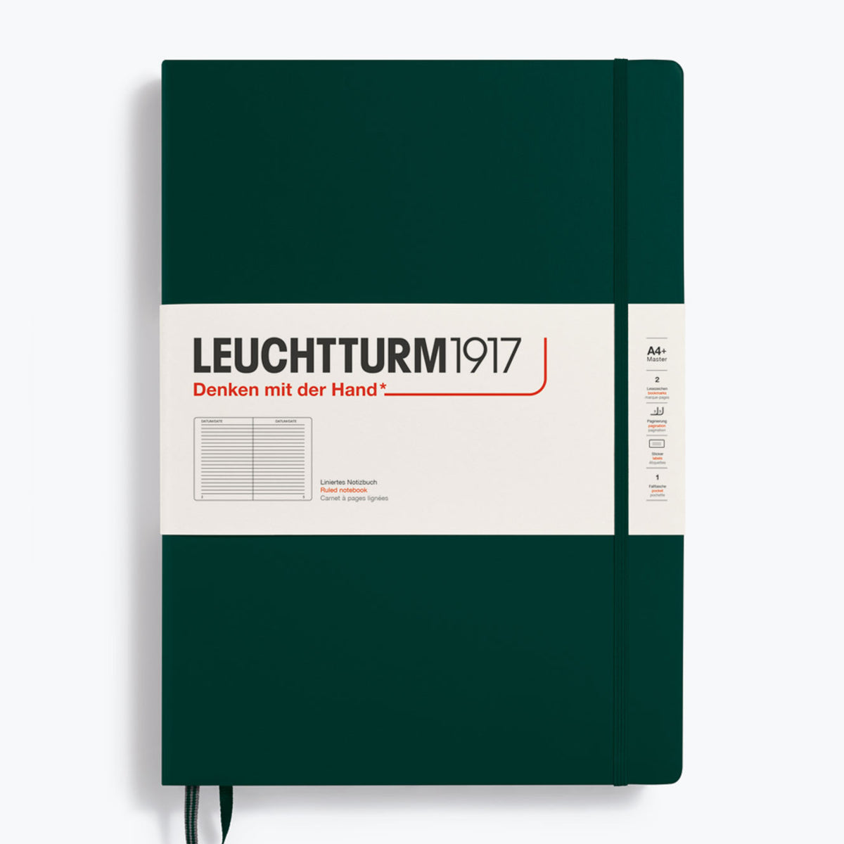 Leuchtturm1917 - Notebook - A4+ - Forest Green