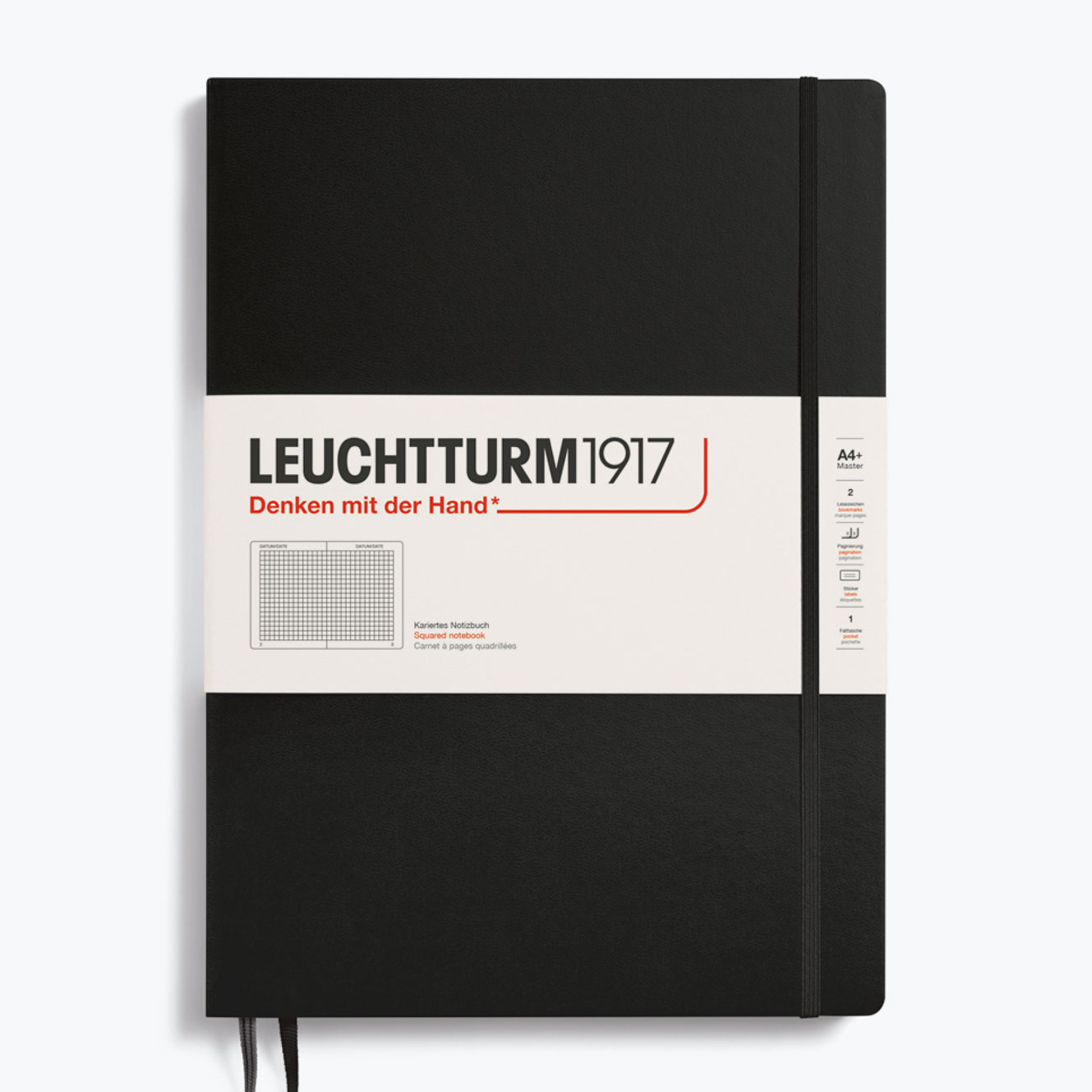 Leuchtturm1917 - Notebook - A4+ - Slim - Black