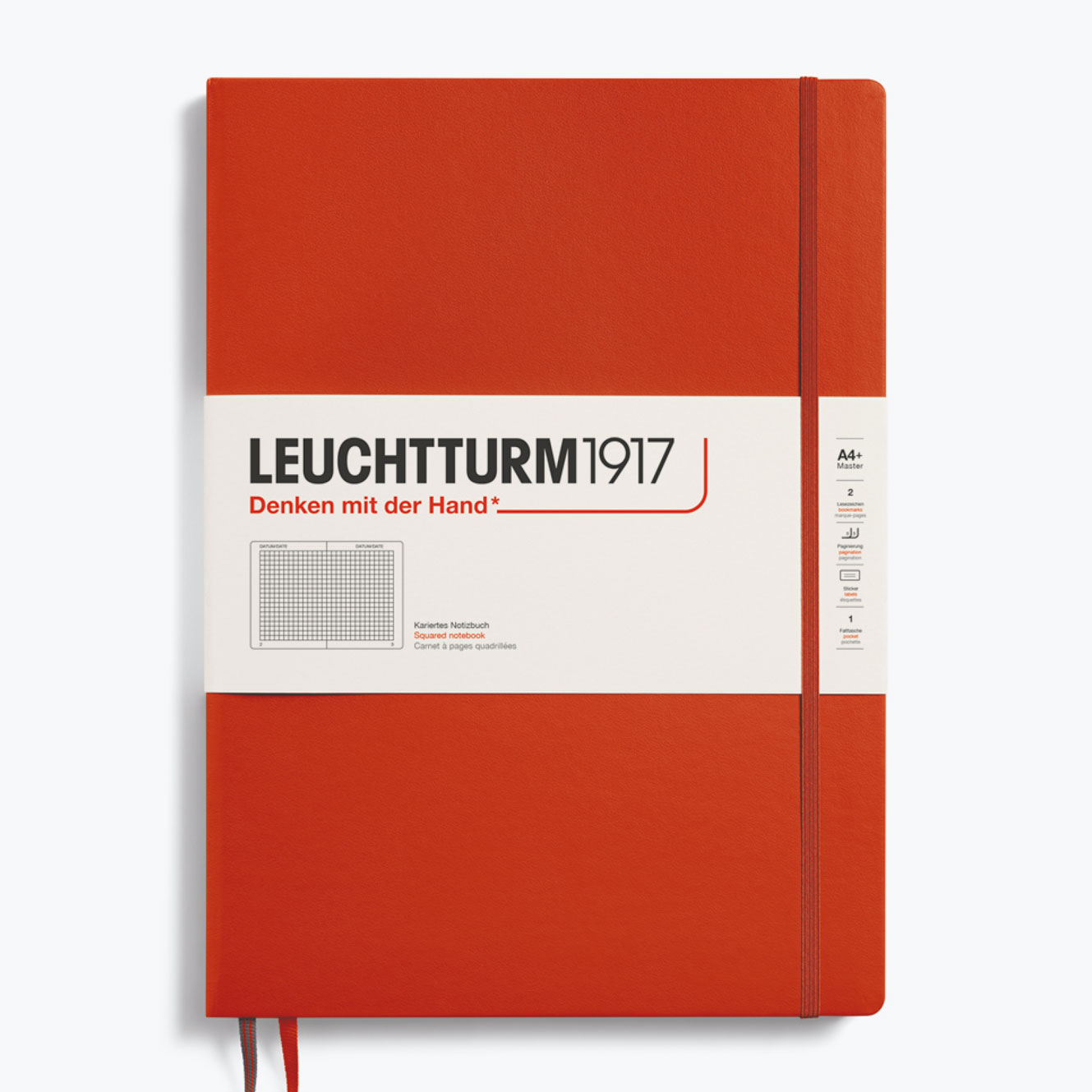 Leuchtturm1917 - Notebook - A4+ - Slim - Fox Red