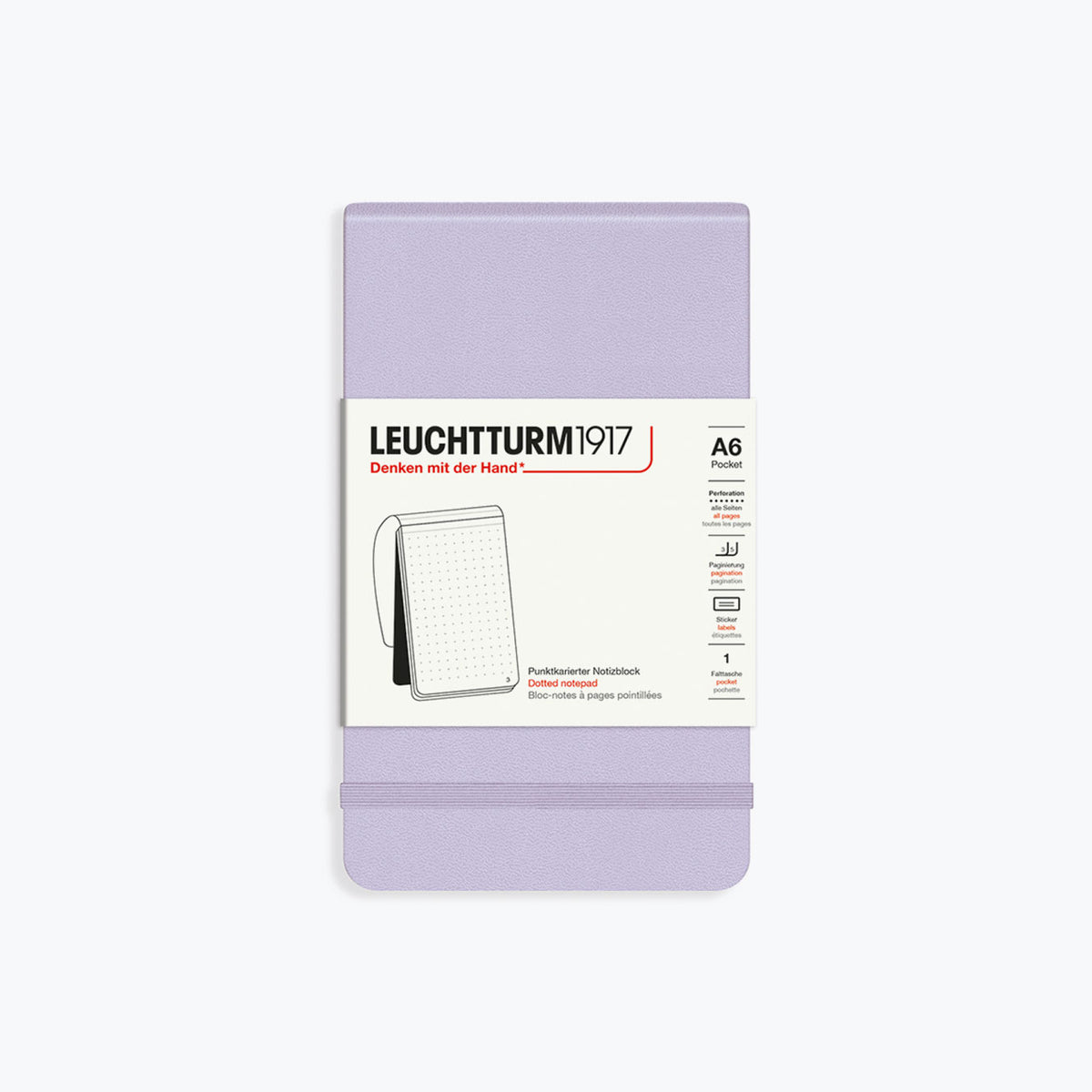 Leuchtturm1917 - Notebook - Reporter Notepad - Lilac