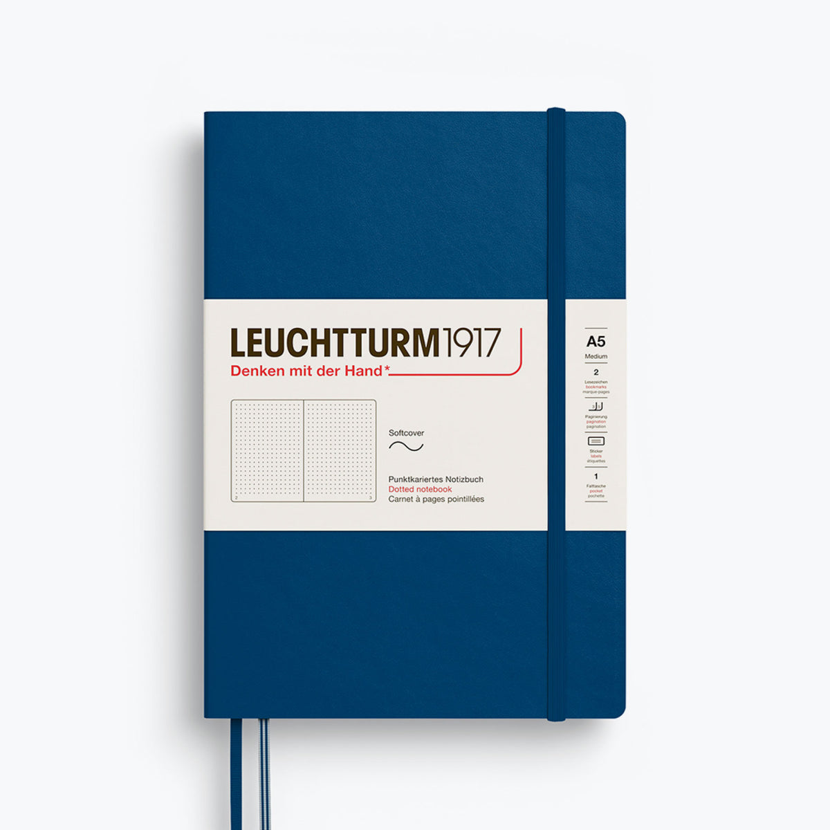 Leuchtturm1917 - Notebook - Softcover - A5 - Indigo