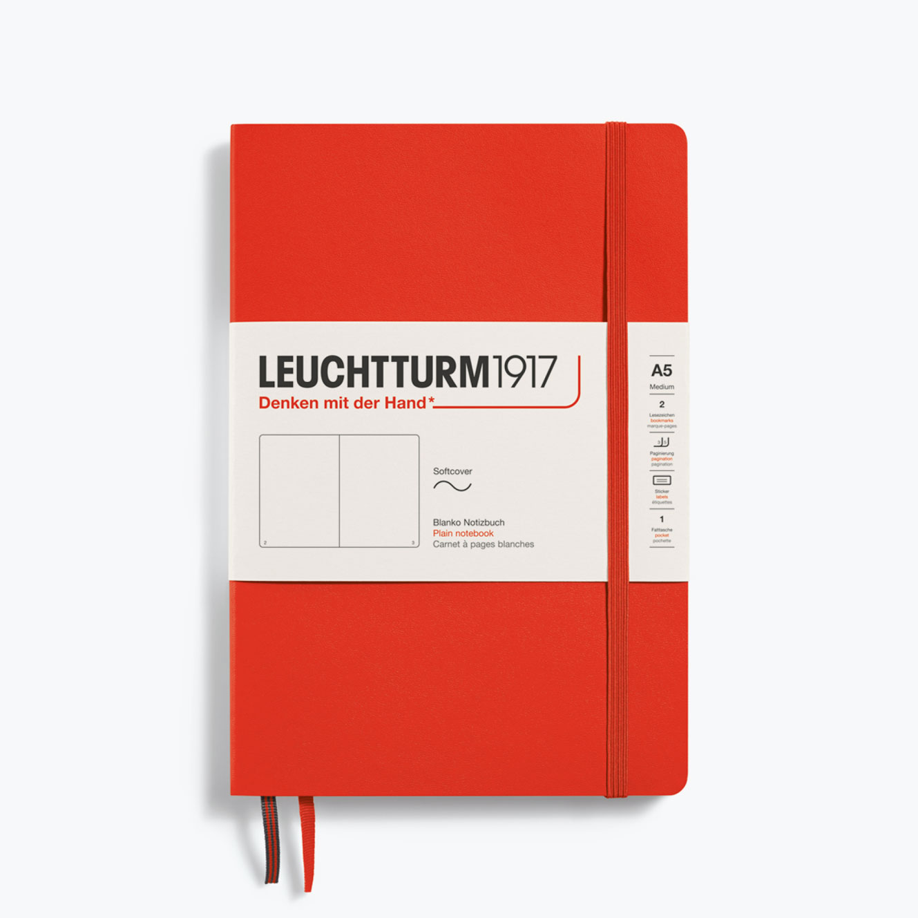 Leuchtturm1917 - Notebook - Softcover - A5 - Lobster