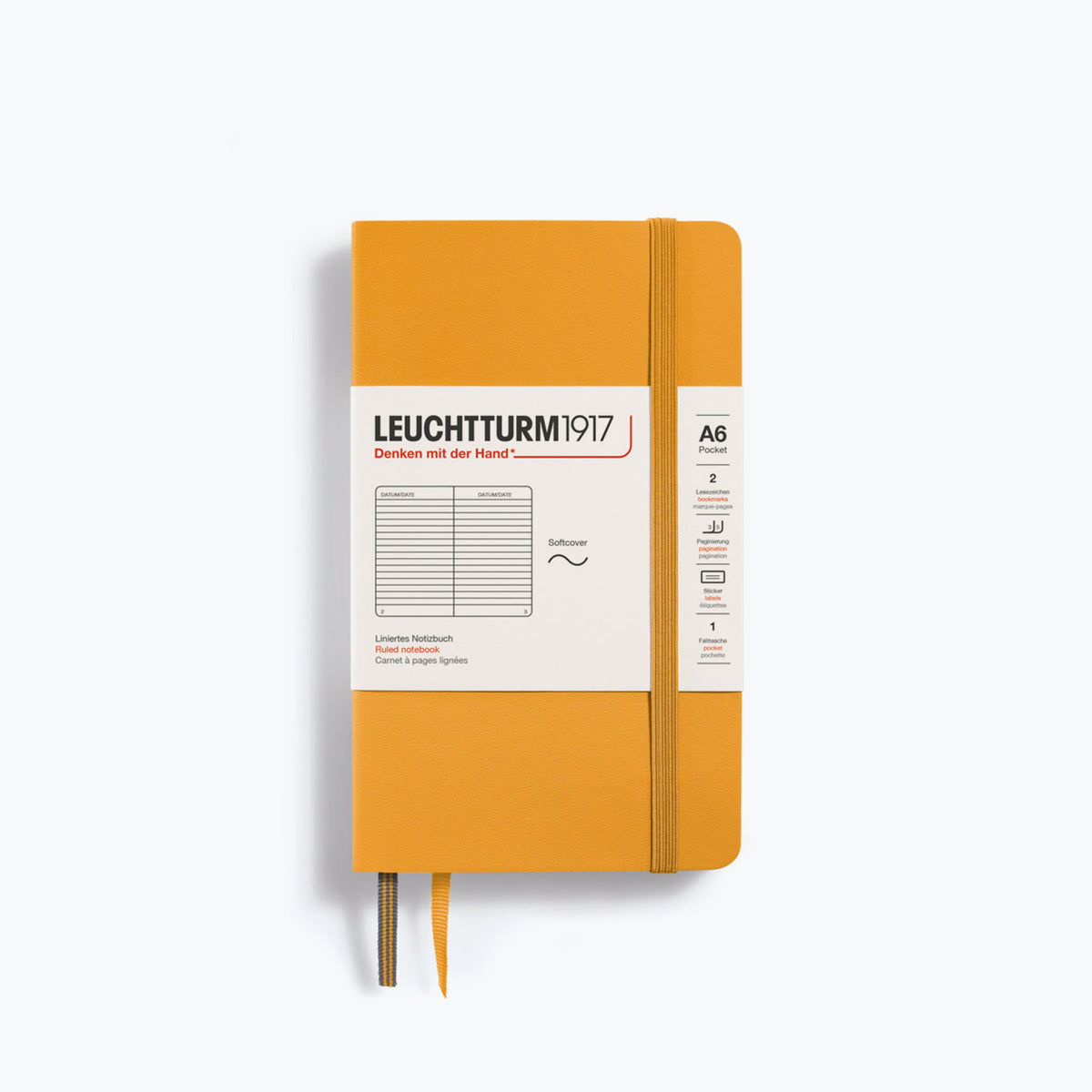 Leuchtturm1917 - Notebook - Softcover - A6 - Rising Sun