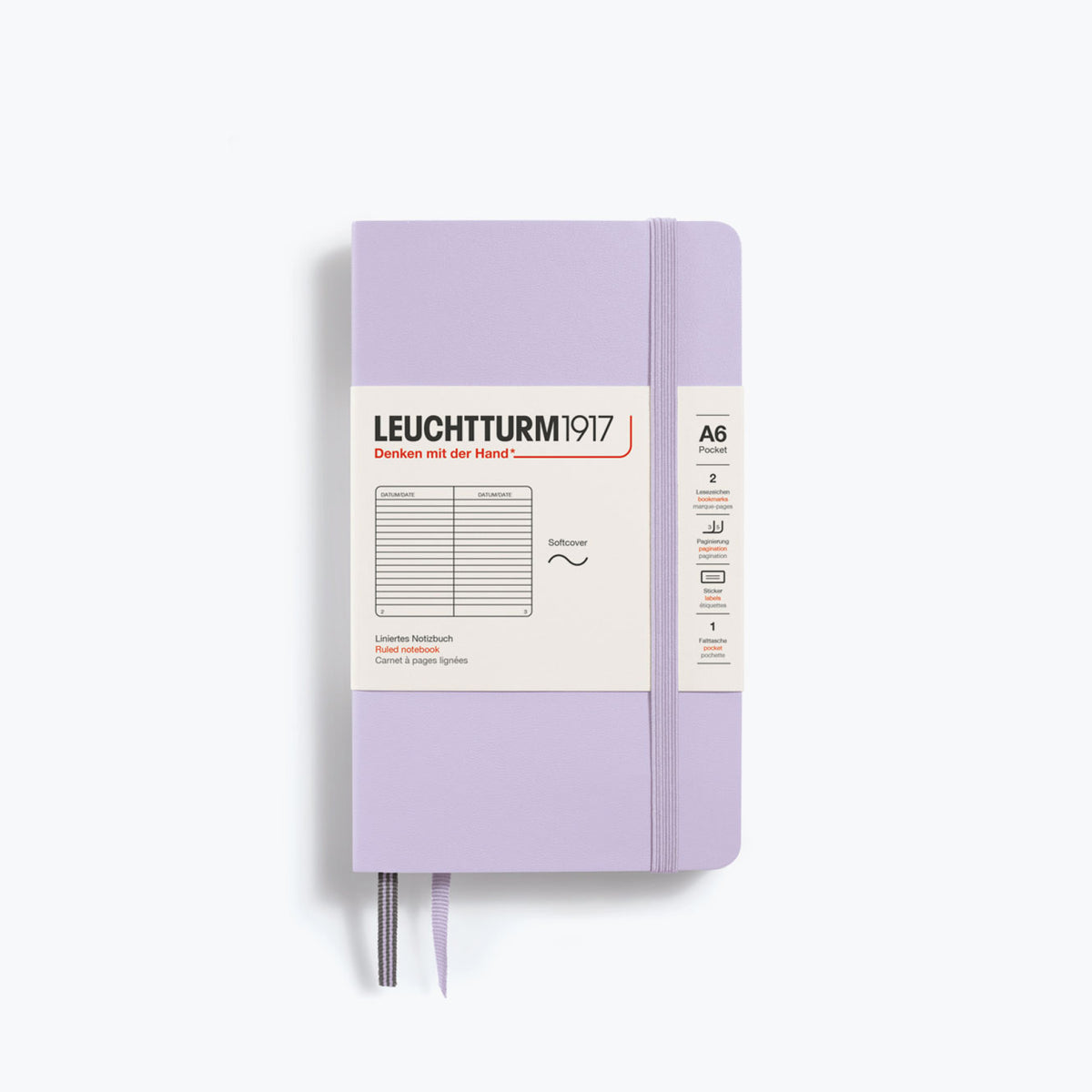 Leuchtturm1917 - Notebook - Softcover - A6 - Lilac