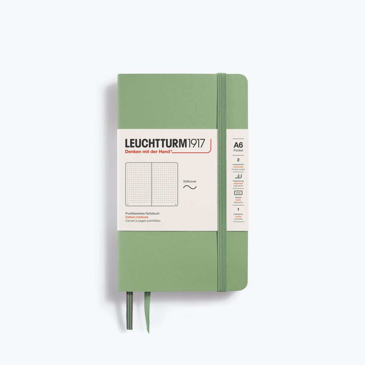 Leuchtturm1917 - Notebook - Softcover - A6 - Sage