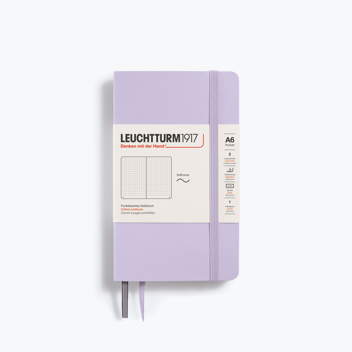 Leuchtturm1917 - Notebook - Softcover - A6 - Lilac