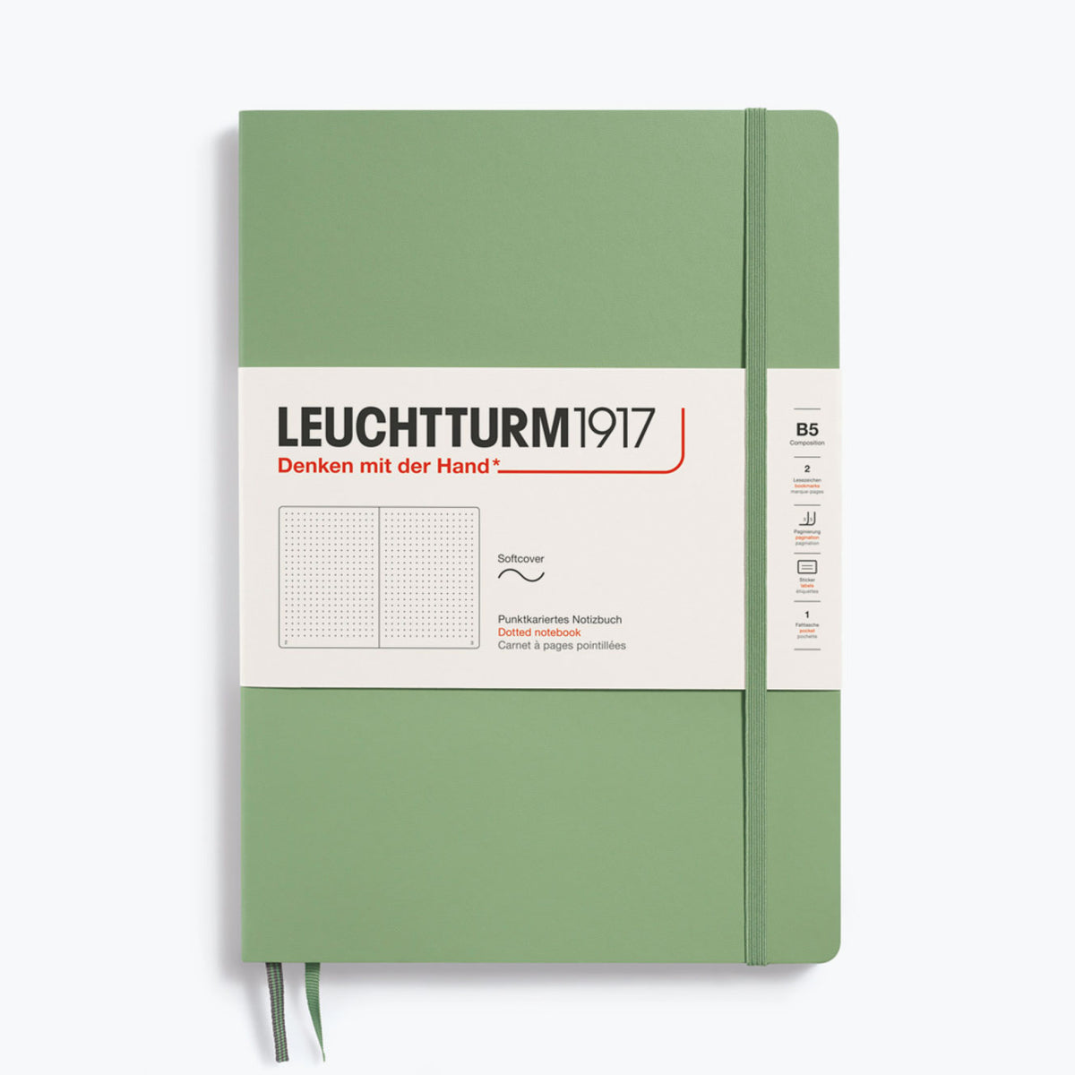 Leuchtturm1917 - Notebook - Softcover - B5 - Sage