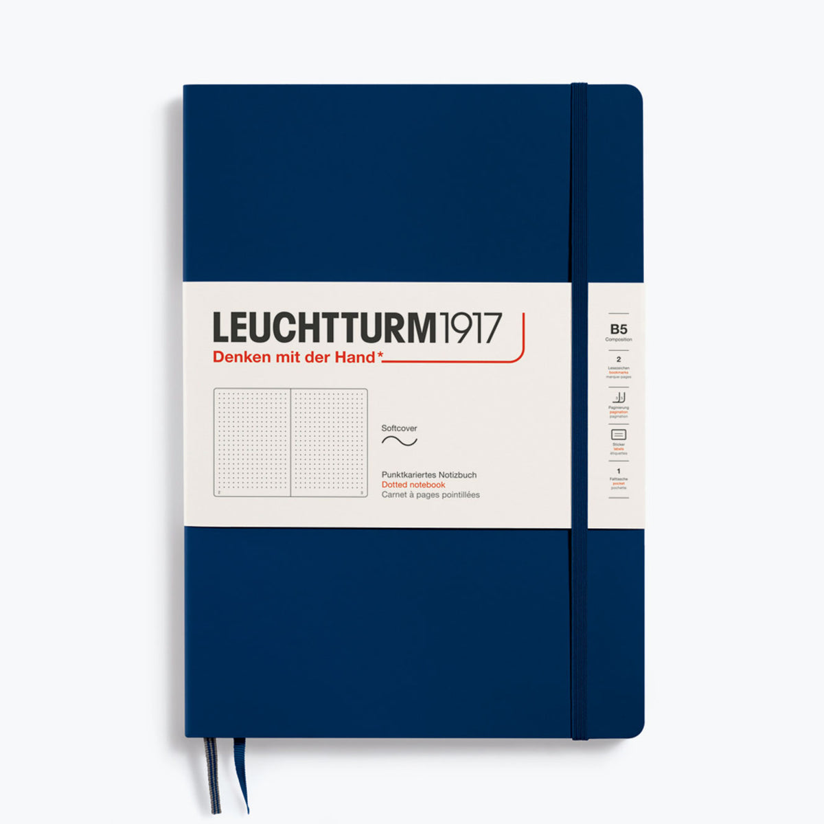 Leuchtturm1917 - Notebook - Softcover - B5 - Navy