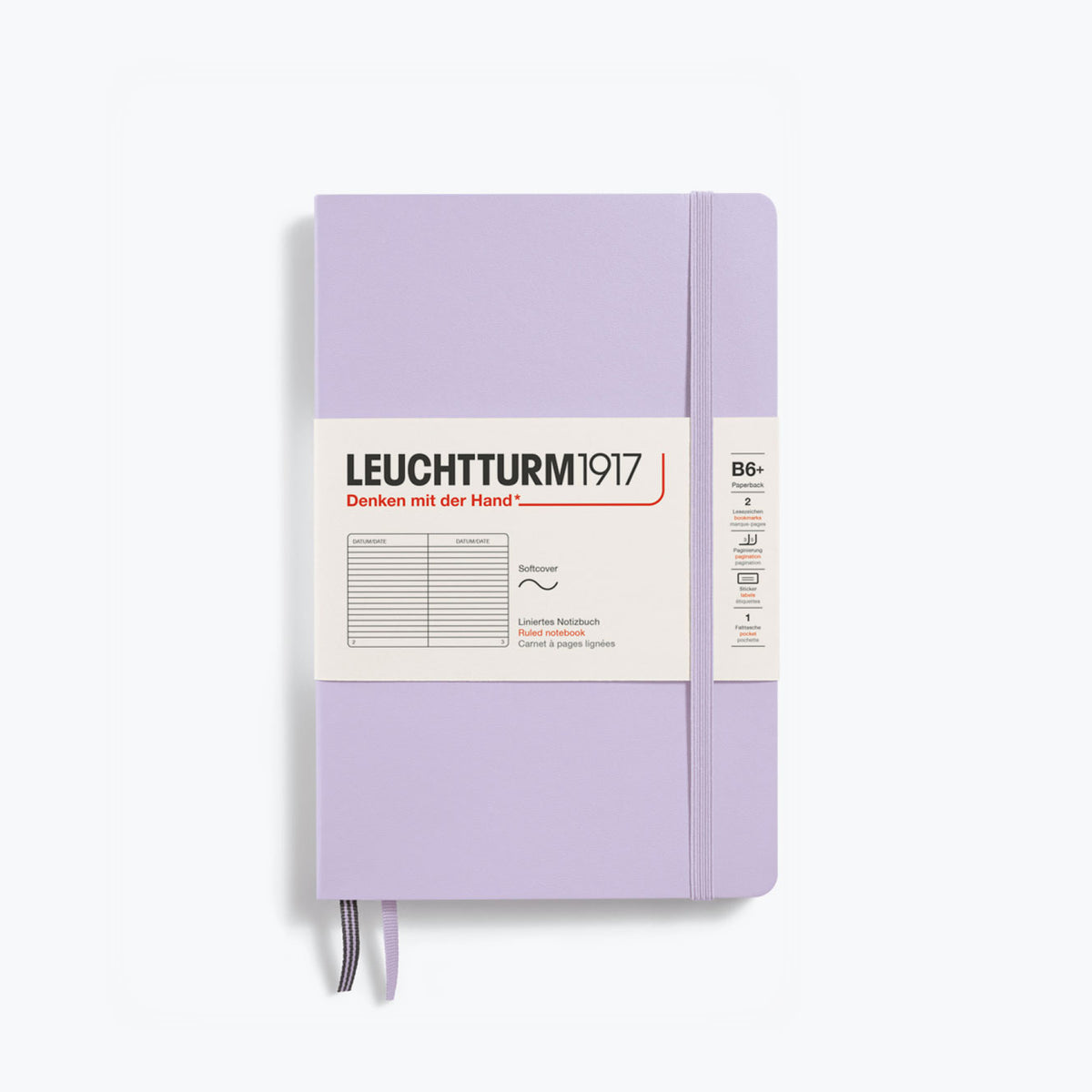 Leuchtturm1917 - Notebook - Softcover - B6+ - Lilac