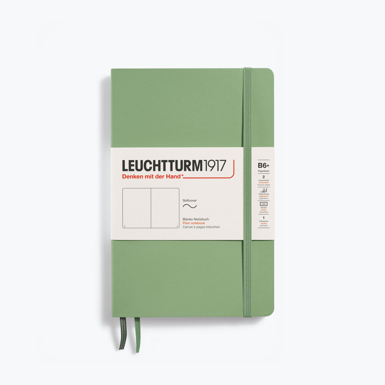 Leuchtturm1917 - Notebook - Softcover - B6+ - Sage