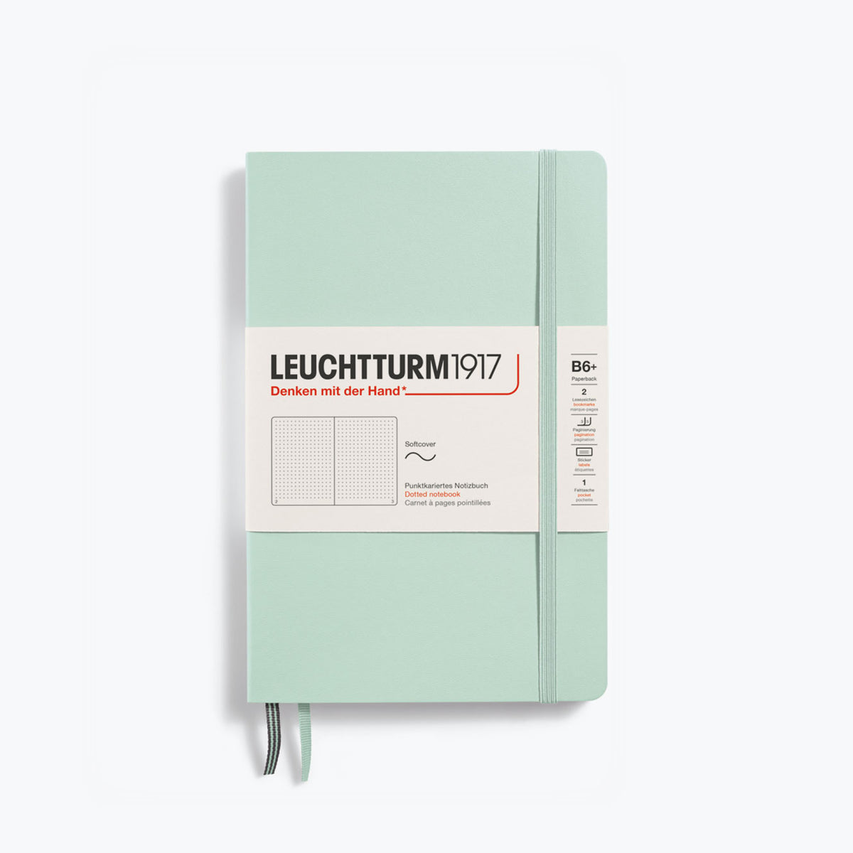 Leuchtturm1917 - Notebook - Softcover - B6+ - Mint Green