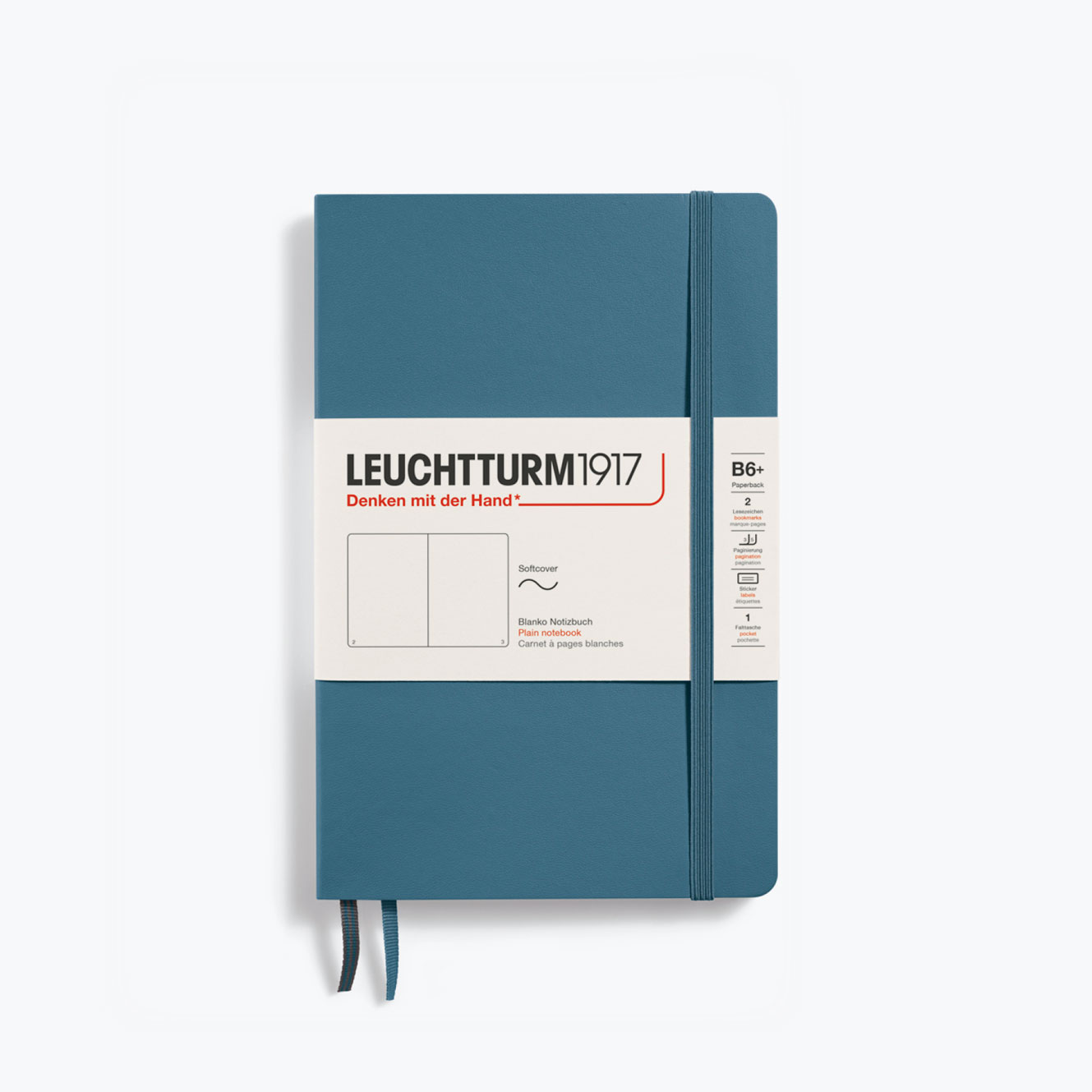 Leuchtturm1917 - Notebook - Softcover - B6+ - Stone Blue