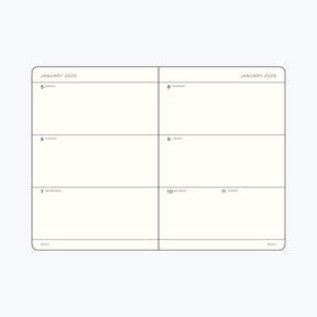 Leuchtturm1917 - 2026 Diary - Weekly Planner - A5 - Black (Soft)