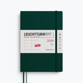 Leuchtturm1917 - 2026 Diary - Weekly Planner - A5 - Forest Green (Soft)