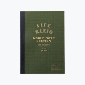 Life x Kleid - Notebook - Noble Note 2mm Grid - A5 - Olive Drab
