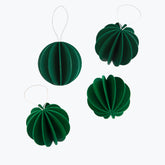 Lovi - Ornament - Baubles - 6cm - Dark Green (Pack of 4)
