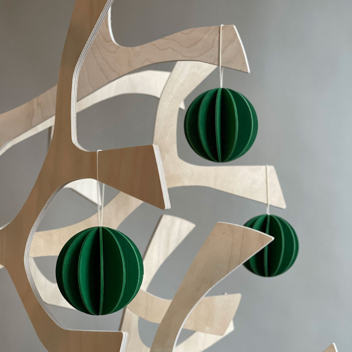 Lovi - Ornament - Baubles - 6cm - Dark Green (Pack of 4)