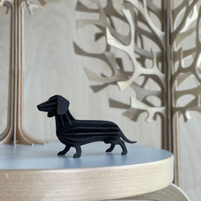 Lovi - Ornament - Dachshund - 12cm - Black