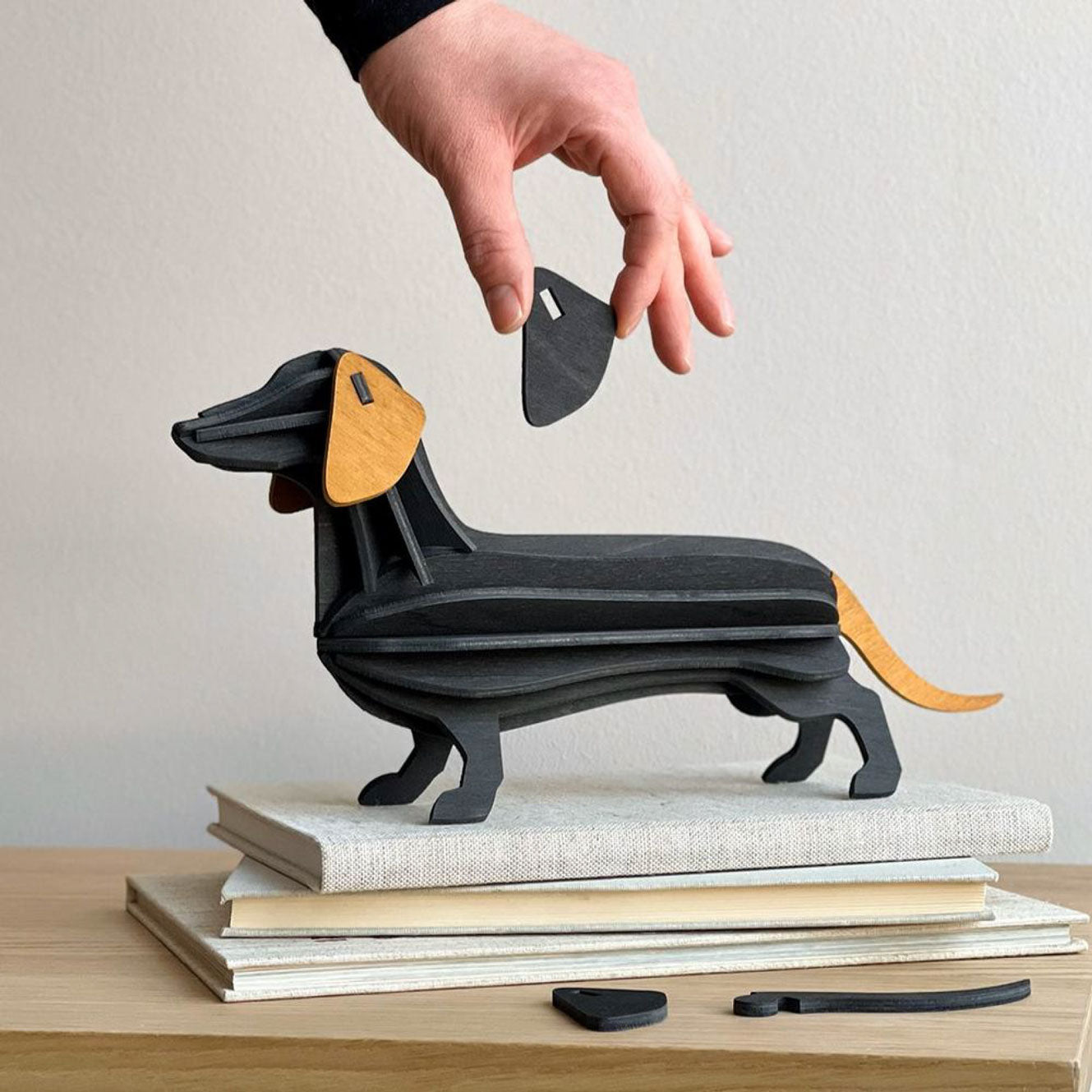 Lovi - Ornament - Dachshund - 31cm - Black