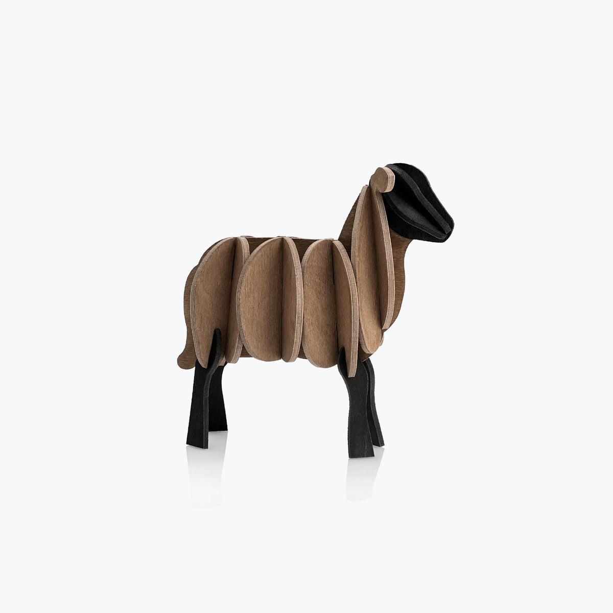 Lovi - Ornament - Lamb - 7cm - Brown Mix