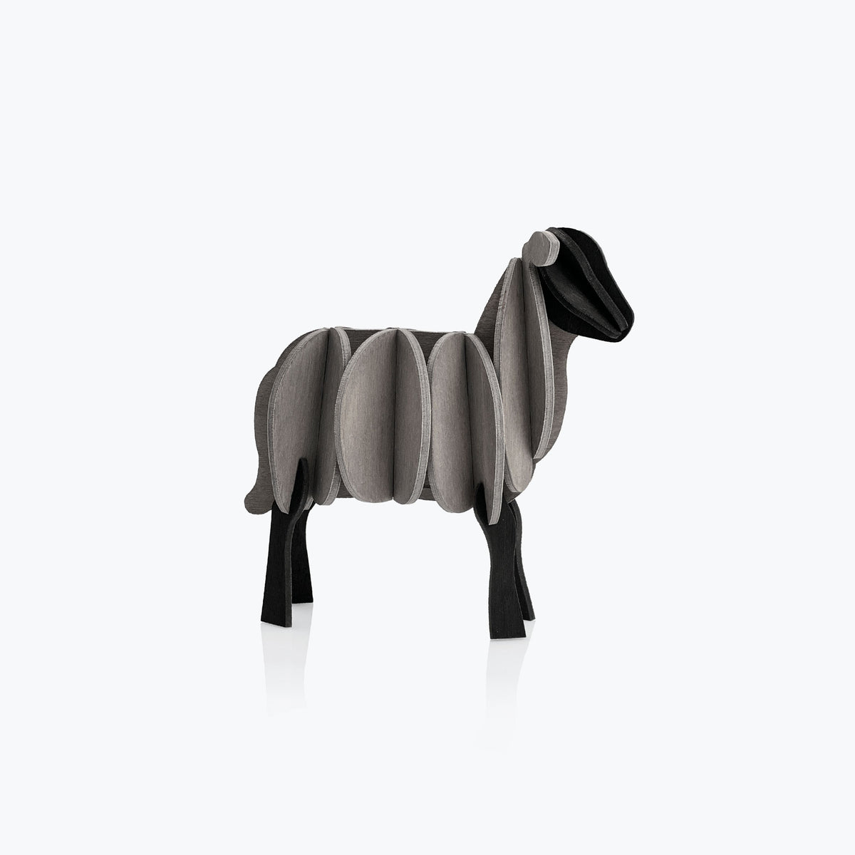 Lovi - Ornament - Lamb - 7cm - Grey Mix