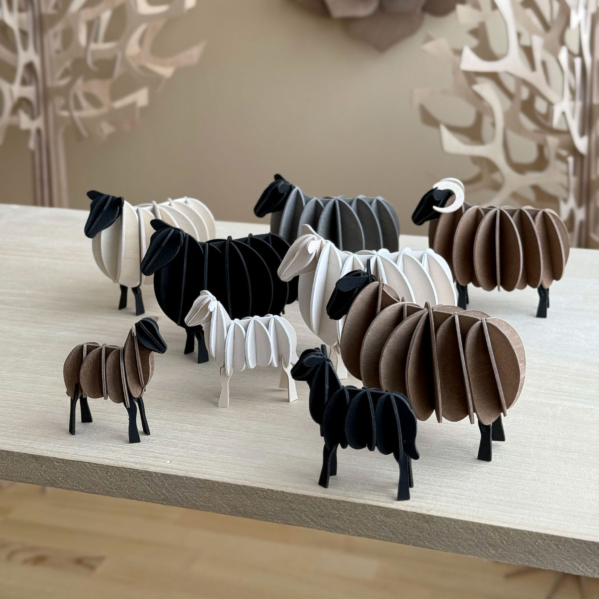 Lovi - Ornament - Lamb - 7cm - White Mix